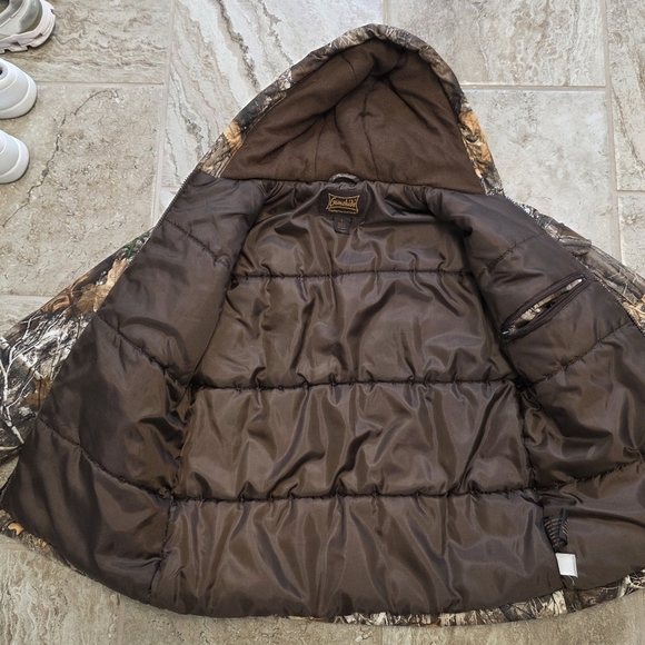 Gamehide Wind & Waterproof Insulated Flatland Parka Size Large Camouflage Warm - Picture 8 of 10